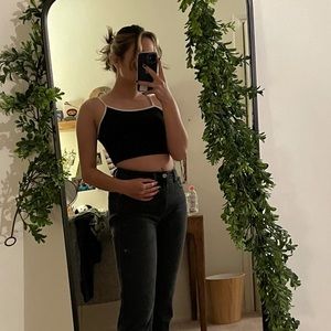 Black tank top